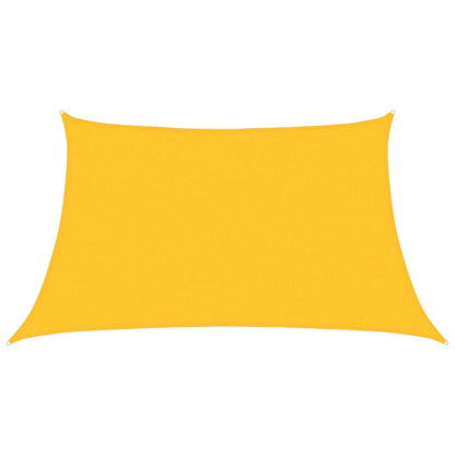 vidaXL Sonnensegel 160 g/m² Gelb 3/4x2 m HDPE