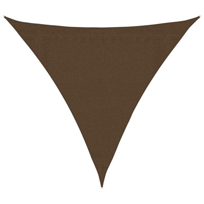 vidaXL Sonnensegel 160 g/m² Braun 3,6x3,6x3,6 m HDPE