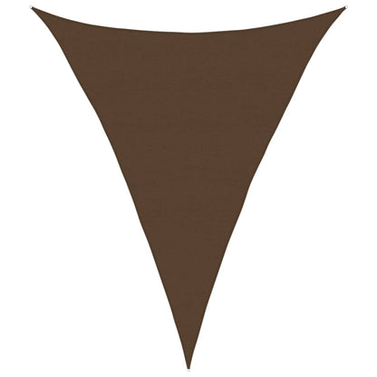 vidaXL Sonnensegel 160 g/m² Braun 5x6x6 m HDPE