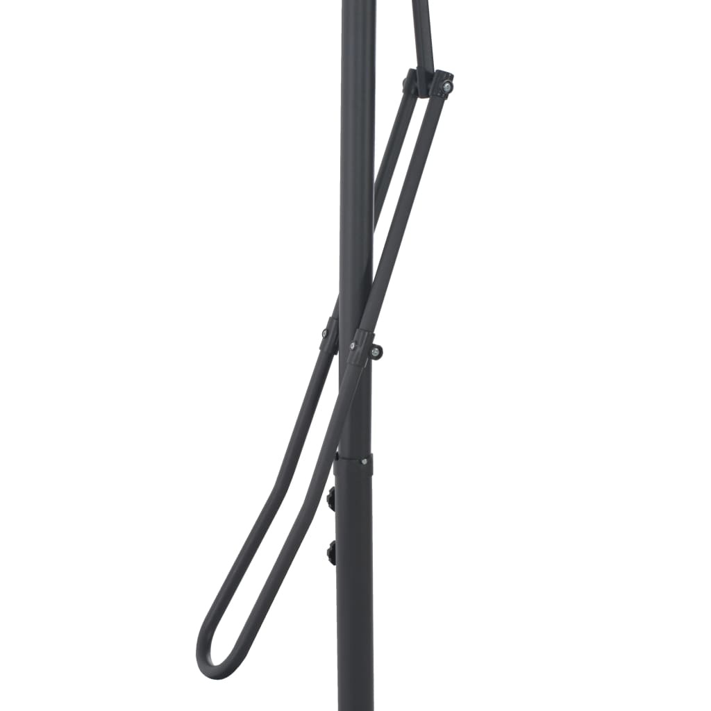 vidaXL Sonnenschirm mit Stahl-Mast 300x230 cm Terrakotta