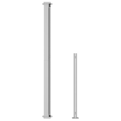 vidaXL Seitenmarkise Ausziehbar 200x500 cm Blau
