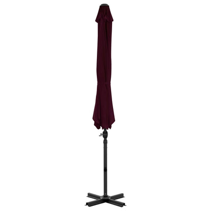 vidaXL Ampelschirm mit Aluminium-Mast 300 cm Rot