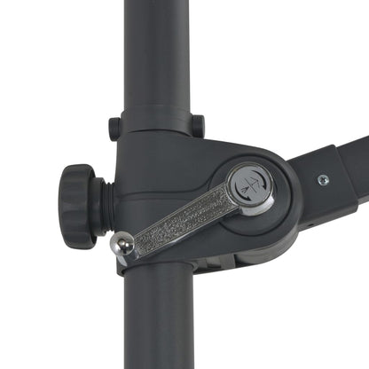 vidaXL Ampelschirm mit Stahl-Mast 300 cm Bordeauxrot