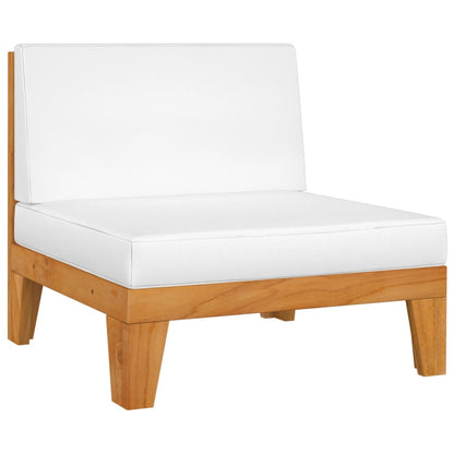 vidaXL 8-tlg. Garten-Lounge-Set mit Kissen Massivholz Akazie