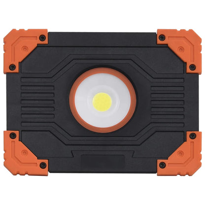 vidaXL LED-Strahler Tragbar ABS 10W Kaltweiß