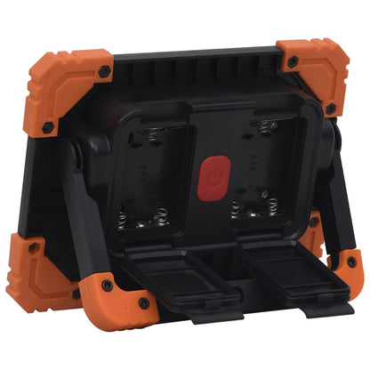 vidaXL LED-Strahler Tragbar ABS 10W Kaltweiß