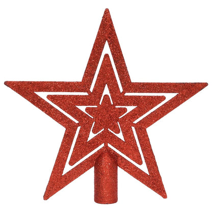vidaXL 108-tlg. Weihnachtskugel-Set Rot und Weiß