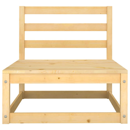 vidaXL Outdoor-Sofa 3-Sitzer Massivholz Kiefer
