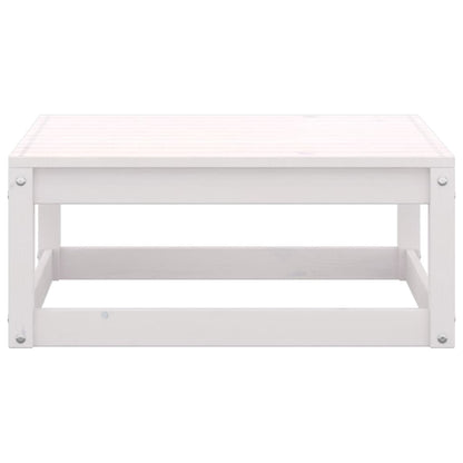 vidaXL 8-tlg. Garten-Lounge-Set Weiß Massivholz Kiefer