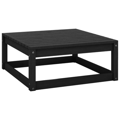 vidaXL 8-tlg. Garten-Lounge-Set Schwarz Massivholz Kiefer