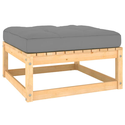 vidaXL 8-tlg. Garten-Lounge-Set mit Kissen Massivholz Kiefer