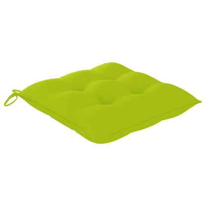 vidaXL Gartenstühle mit Kissen 6 Stk. Massivholz Akazie Grau