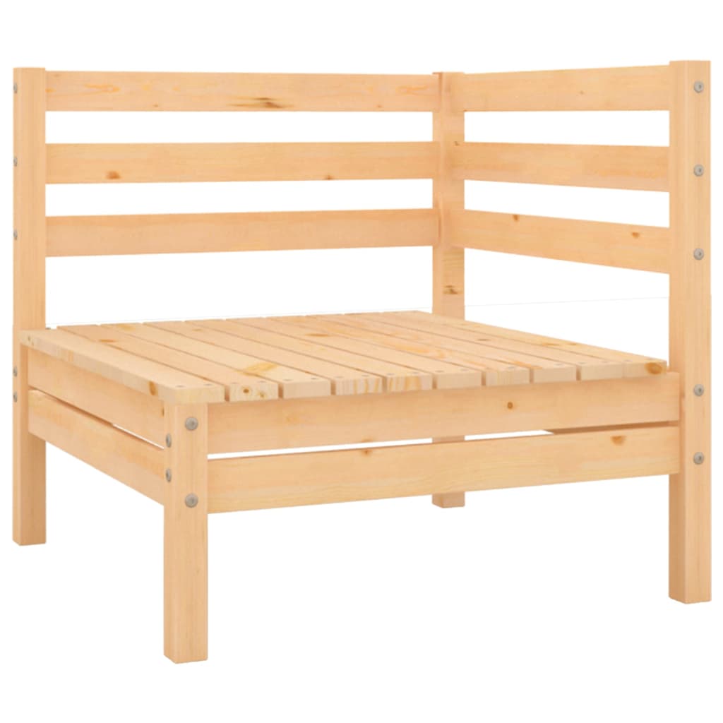 vidaXL 2-Sitzer-Gartensofa Kiefer Massivholz