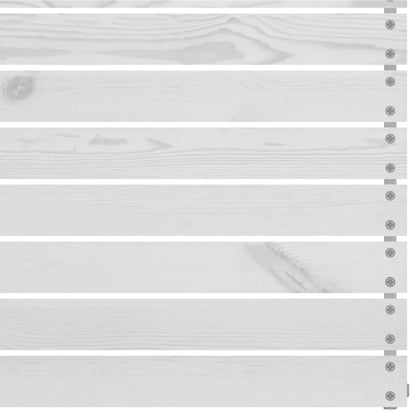 vidaXL 8-tlg. Garten-Lounge-Set Weiß Kiefer Massivholz