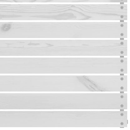 vidaXL 8-tlg. Garten-Lounge-Set Weiß Kiefer Massivholz