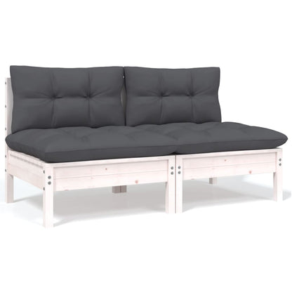 vidaXL 8-tlg. Garten-Lounge-Set mit Kissen Kiefer Massivholz