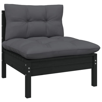 vidaXL 8-tlg. Garten-Lounge-Set mit Kissen Kiefer Massivholz