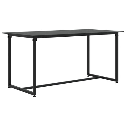 vidaXL 4-tlg. Garten-Lounge-Set mit Kissen Schwarz Poly Rattan