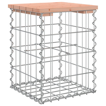 vidaXL Gartenbank aus Gabionen 33x31x42 cm Massivholz Douglasie