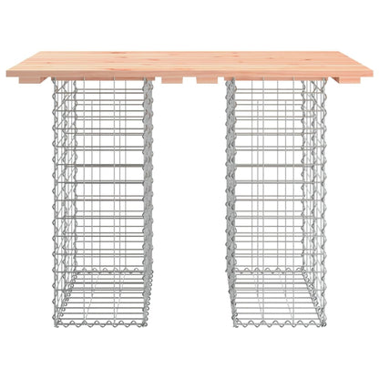 vidaXL Gartenbank aus Gabionen 100x70x72 cm Massivholz Douglasie