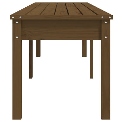 vidaXL Gartenbank 2-Sitzer Honigbraun 203,5x44x45 cm Massivholz Kiefer