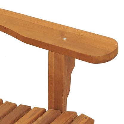 vidaXL Adirondack-Gartenstühle 2 Stk. 79x95x92 cm Massivholz Teak