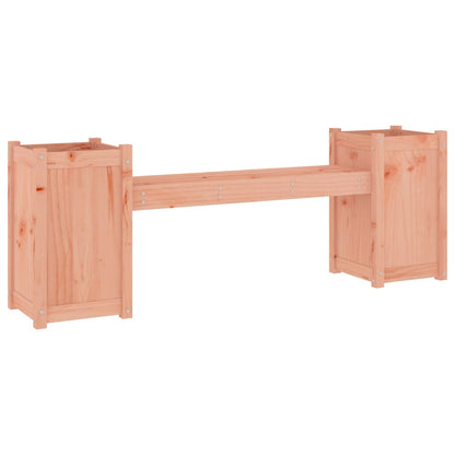 vidaXL Gartenbank mit Pflanzkübeln 180x36x63 cm Massivholz Douglasie