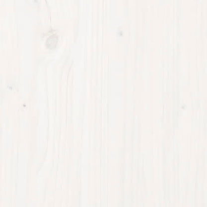 vidaXL 8-tlg. Garten-Lounge-Set mit Kissen Weiß Massivholz