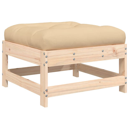 vidaXL 8-tlg. Garten-Lounge-Set mit Kissen Massivholz