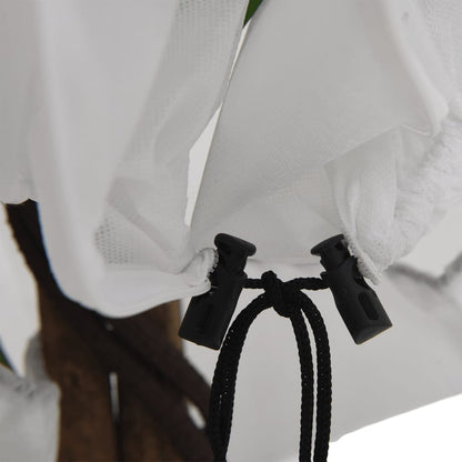 vidaXL Wintervlies mit Reißverschluss 2 Stk. 70 g/m² 3,93x3 m