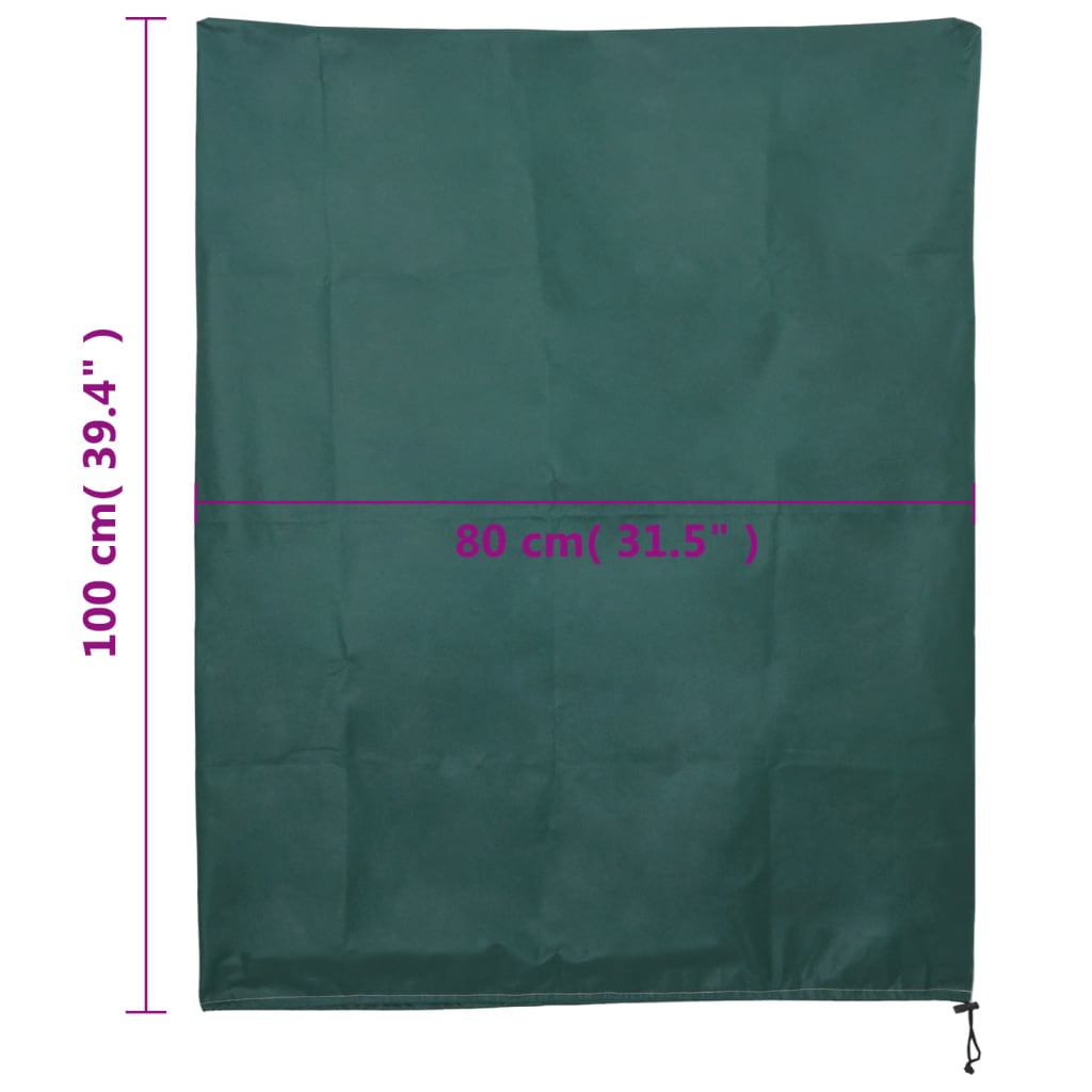 vidaXL Wintervlies mit Kordelzug 12 Stk. 70 g/m² 0,8x1 m