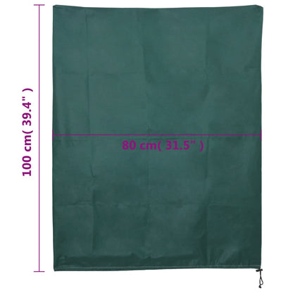 vidaXL Wintervlies mit Kordelzug 12 Stk. 70 g/m² 0,8x1 m