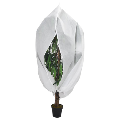 vidaXL Wintervlies mit Reißverschluss 2 Stk. 70 g/m² 1x1,55 m