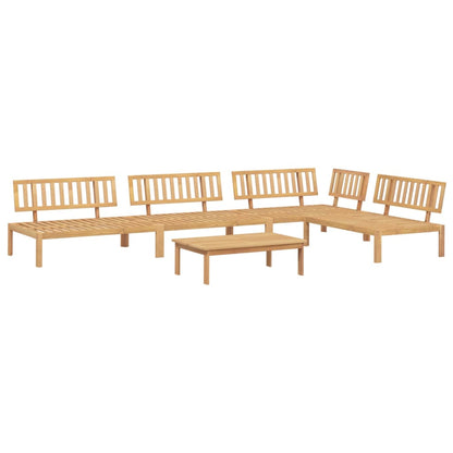 vidaXL 5-tlg. Garten-Sofagarnitur aus Paletten Massivholz Akazie