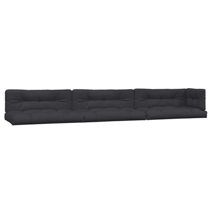 vidaXL 6-tlg. Garten-Sofagarnitur aus Paletten mit Kissen Akazienholz
