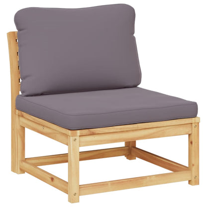 vidaXL 8-tlg. Garten-Lounge-Set mit Kissen Massivholz Akazie