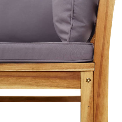 vidaXL 8-tlg. Garten-Lounge-Set mit Kissen Massivholz Akazie