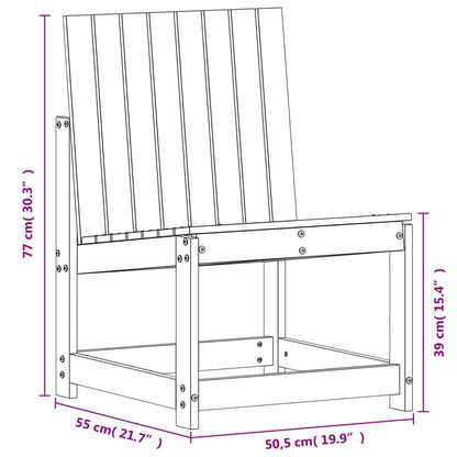 vidaXL 3-tlg. Garten-Lounge-Set Massivholz Douglasie