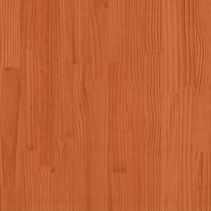 vidaXL Gartenstuhl Wachsbraun 57,5x63x76 cm Massivholz Kiefer