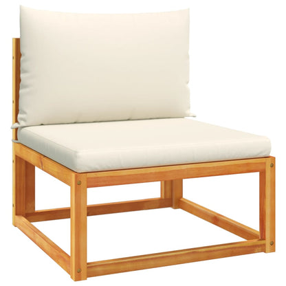 vidaXL 8-tlg. Gartensofa-Set mit Kissen Holz Akazie & Seil