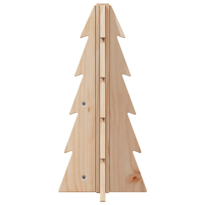vidaXL Weihnachtsbaum Holz zum Schmücken 49 cm Massivholz Kiefer