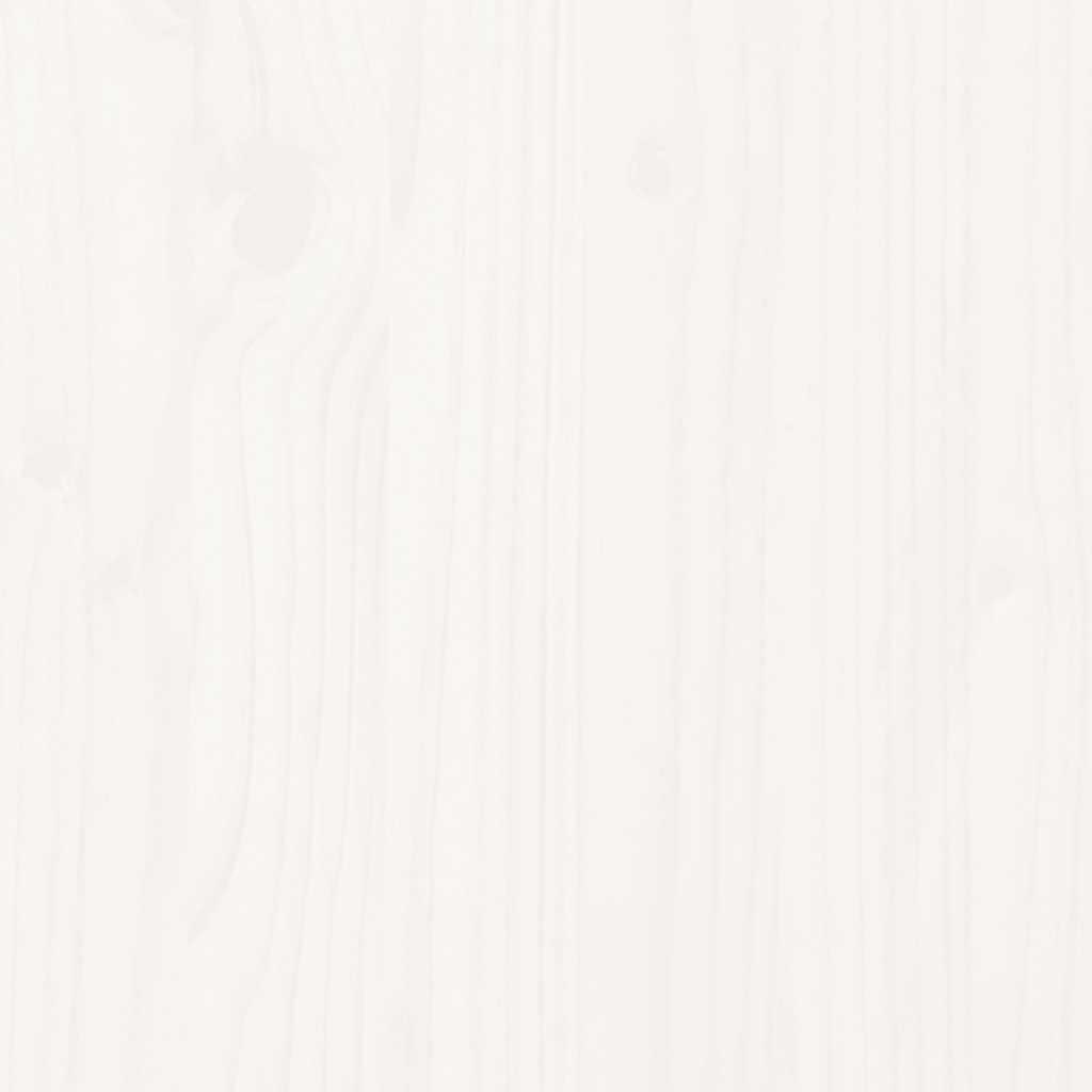 vidaXL Weihnachtsbaum zum Schmücken Weiß 180 cm Massivholz Kiefer